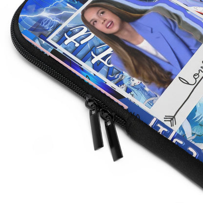 Olivia Rodrigo Blue Aesthetic Collage Laptop Sleeve