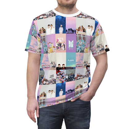 BTS Pastel Aesthetic Collage Unisex Tee Shirt