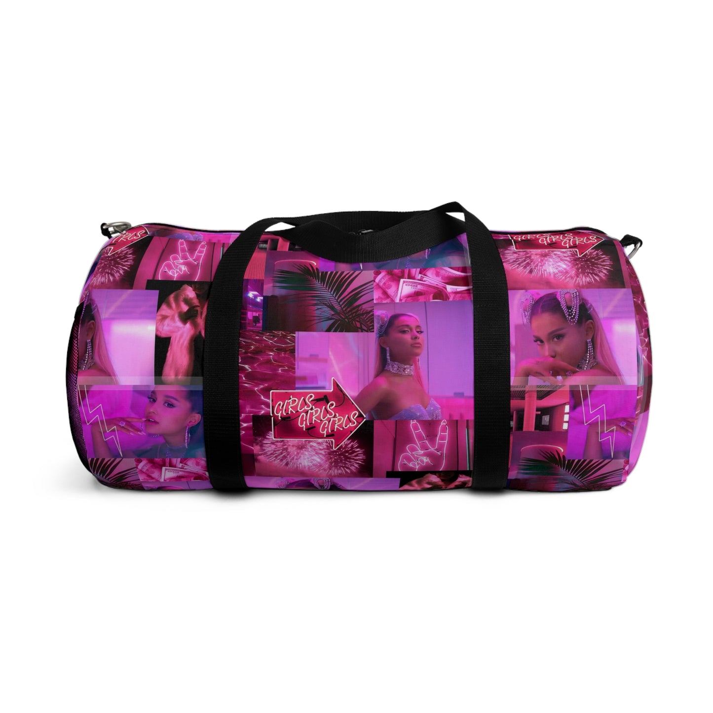 Ariana Grande 7 Rings Collage Duffel Bag