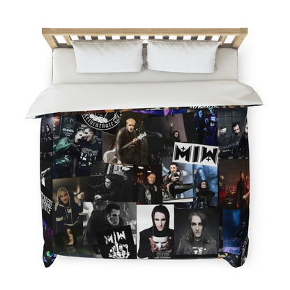 Motionless In White Photo Collage Duvet Cover