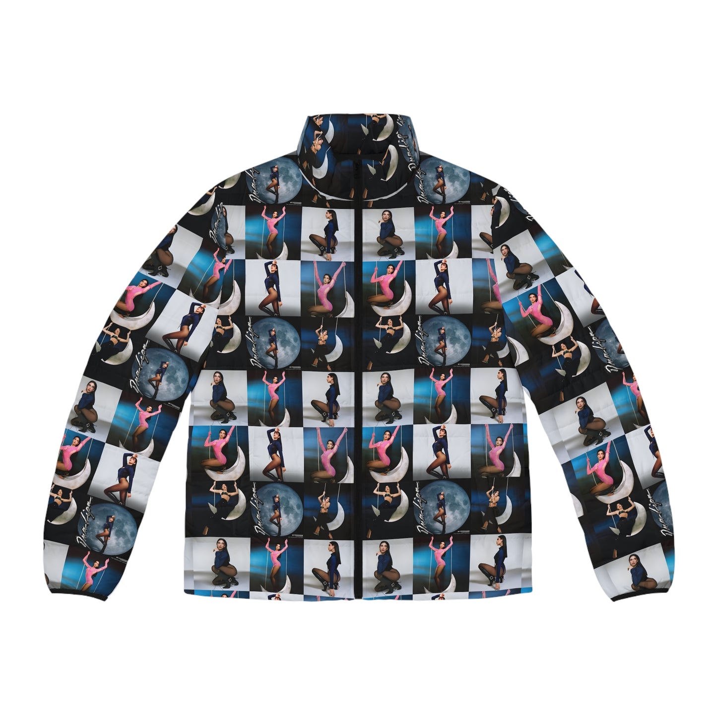 Dua Lipa Future Nostalgia Moonlight Mosaic Men's Puffer Jacket