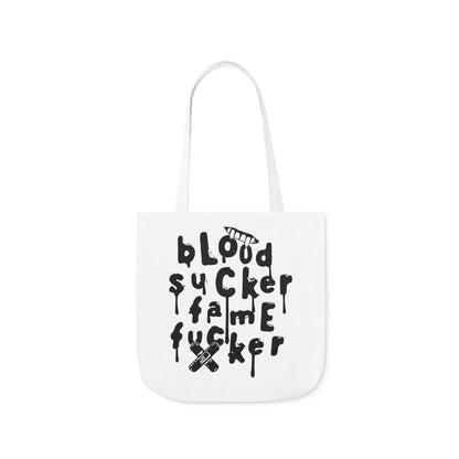 Olivia Rodrigo Blood Sucker Fame Fucker Polyester Canvas Tote Bag