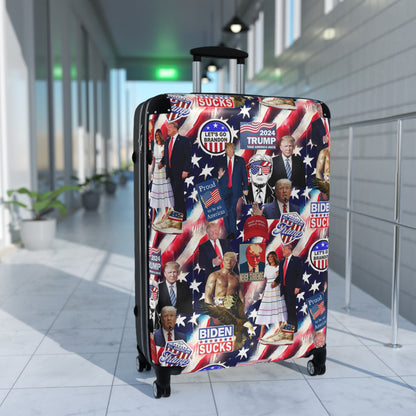 Donald Trump 2024 MAGA Montage Suitcase