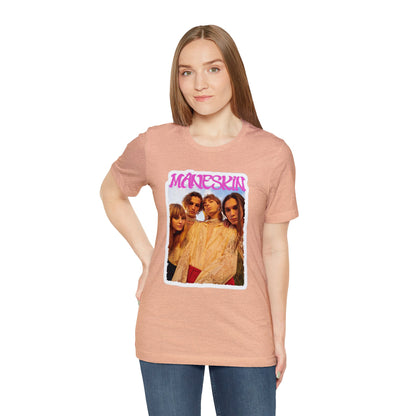 Måneskin Group Photo Unisex Jersey Short Sleeve Tee Shirt