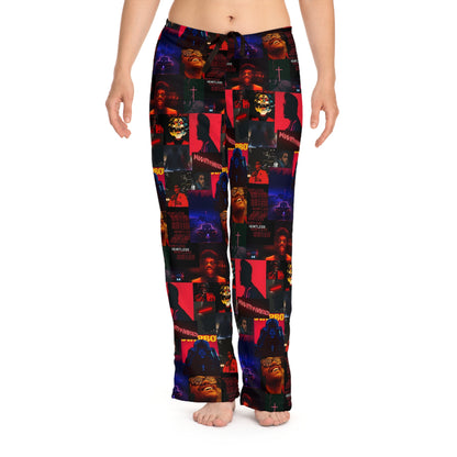 The Weeknd Heartless Nightmares Collage Women's Pajama Pants