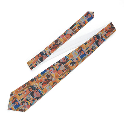 Naruto Uzumaki Sunflower Blaze Collage Necktie