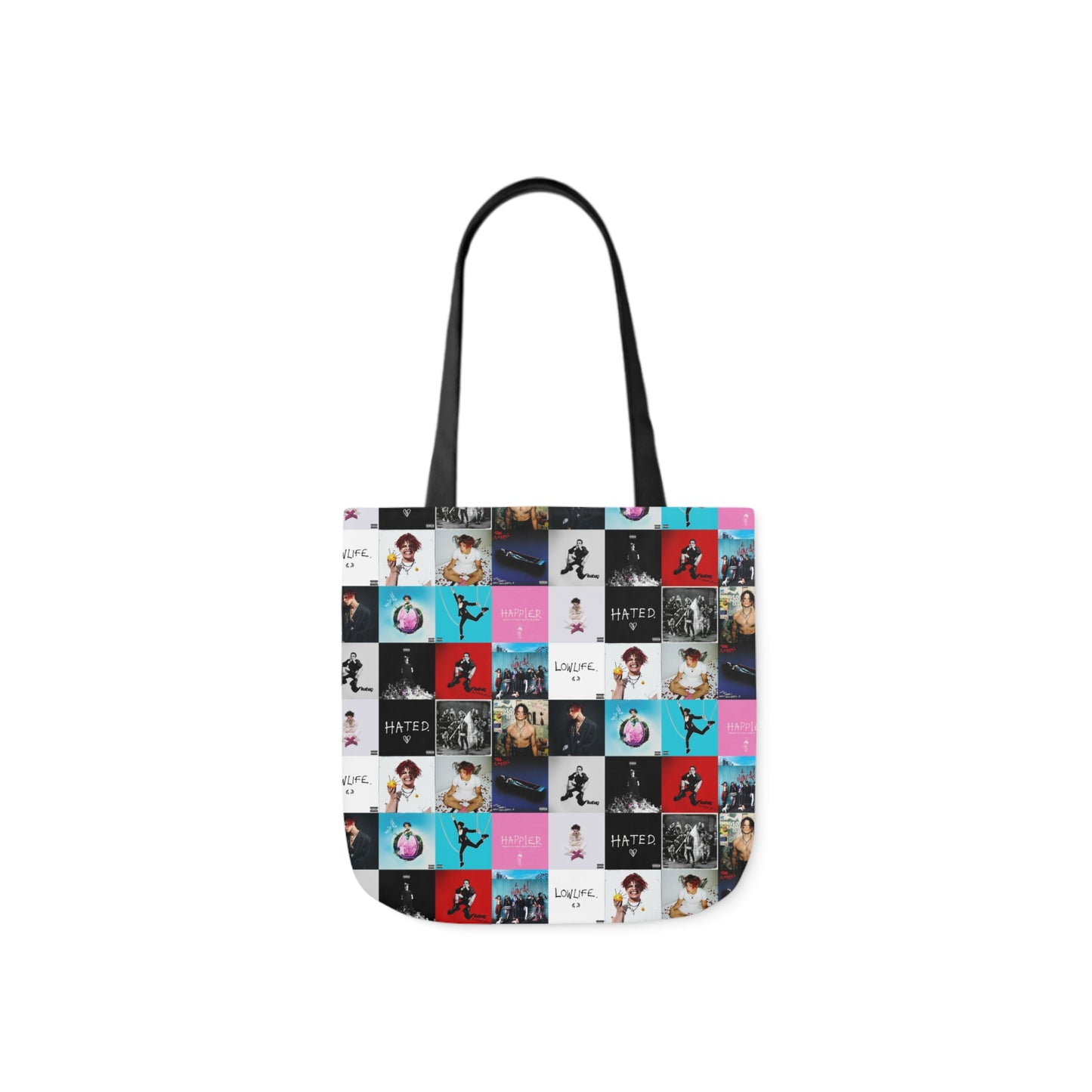 YUNGBLUD Album Cover Art Collage Polyester Canvas Tote Bag