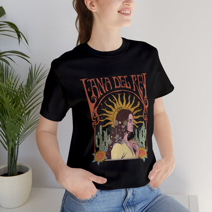 Lana Del Rey Vintage Artwork Unisex Jersey Short Sleeve Tee Shirt