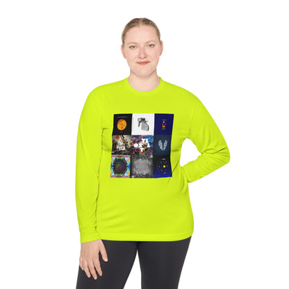 Colplay Album Cover Collage Unisex Lightweight Long Sleeve Tee