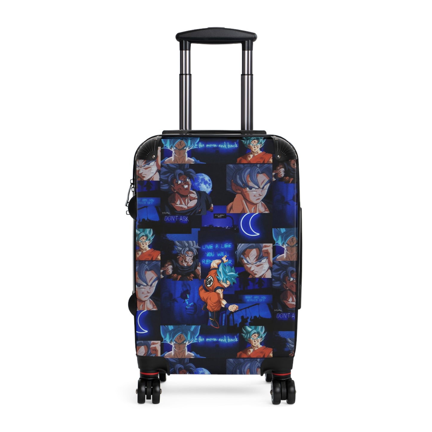 Dragon Ball Z Saiyan Moonlight Collage Suitcase