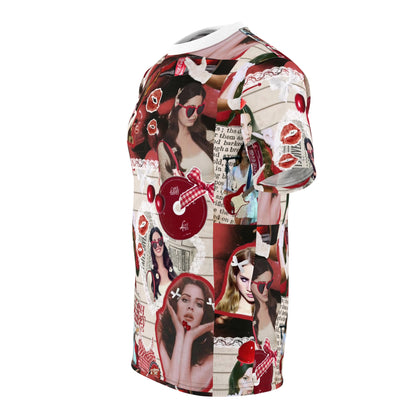 Lana Del Rey Cherry Coke Collage Unisex Tee Shirt