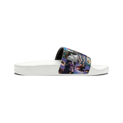 Olivia Rodrigo Album Cover Art Collage Men's Slide Sandals