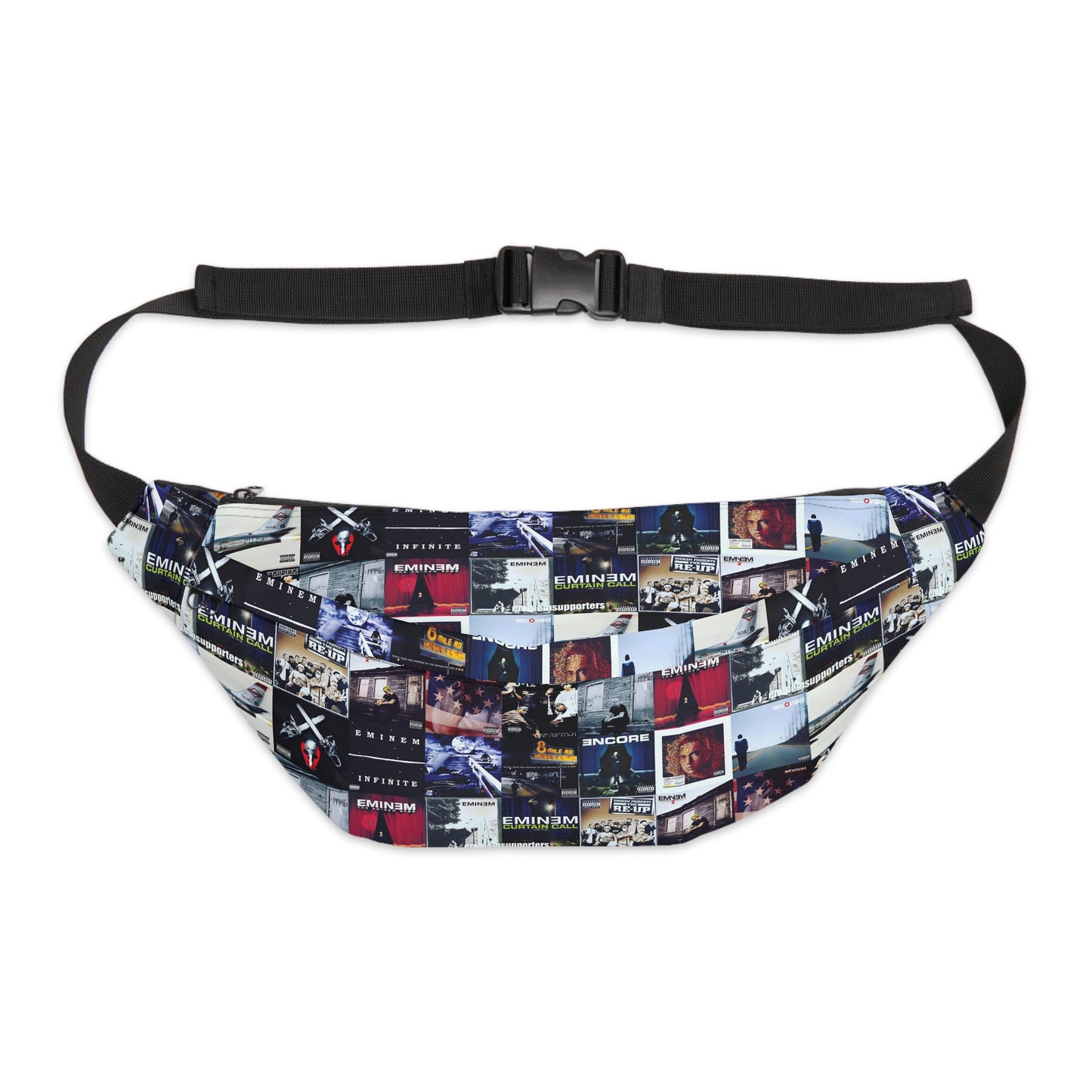 Eminem Album Art Cover Collage Large Fanny Pack