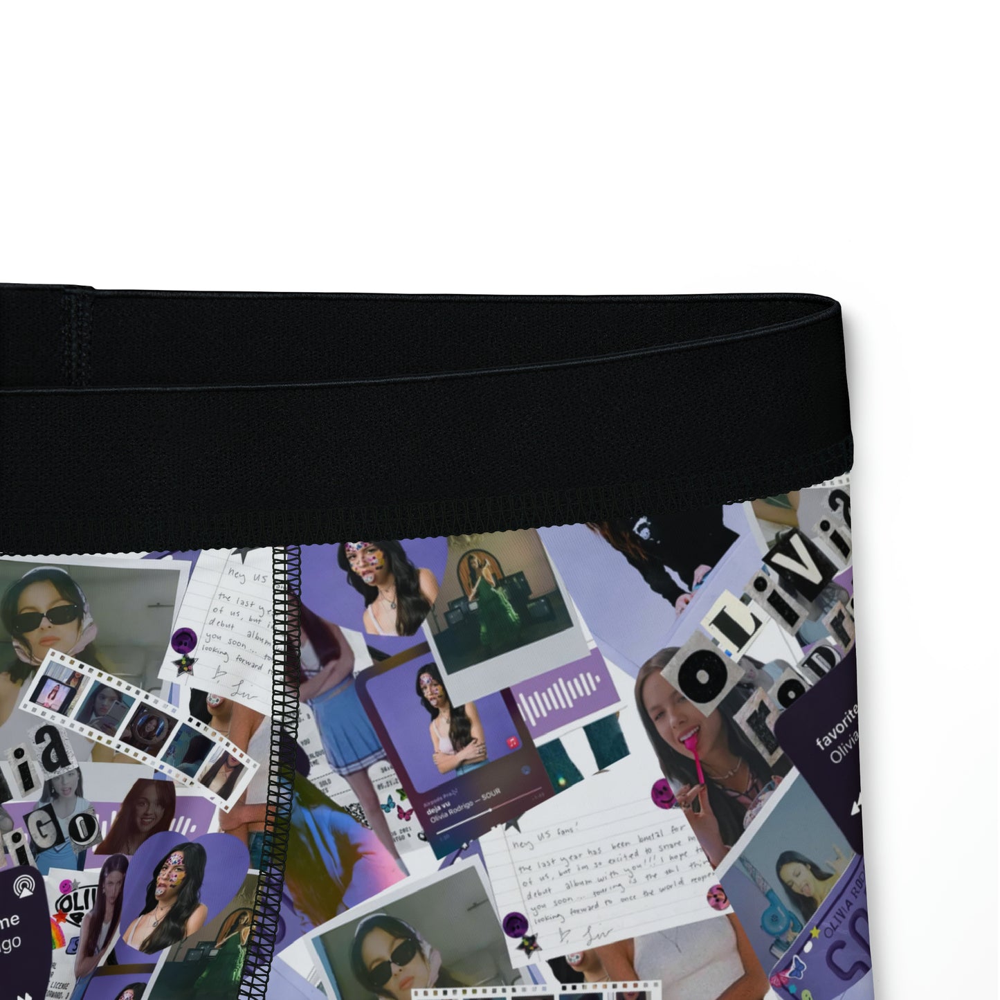 Olivia Rodrigo Deja Vu Collage Men's Boxers