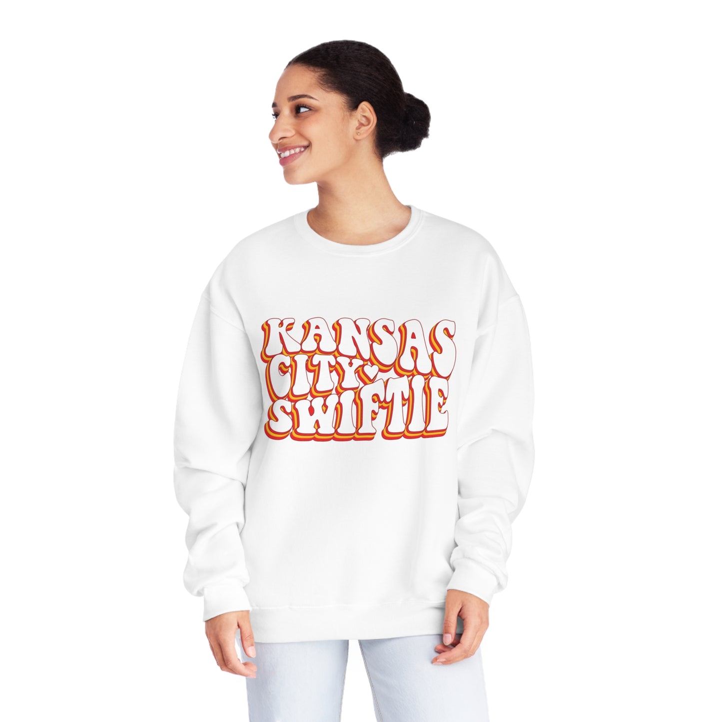 Taylor Swift Kansas City Swiftie Unisex NuBlend Crewneck Sweatshirt