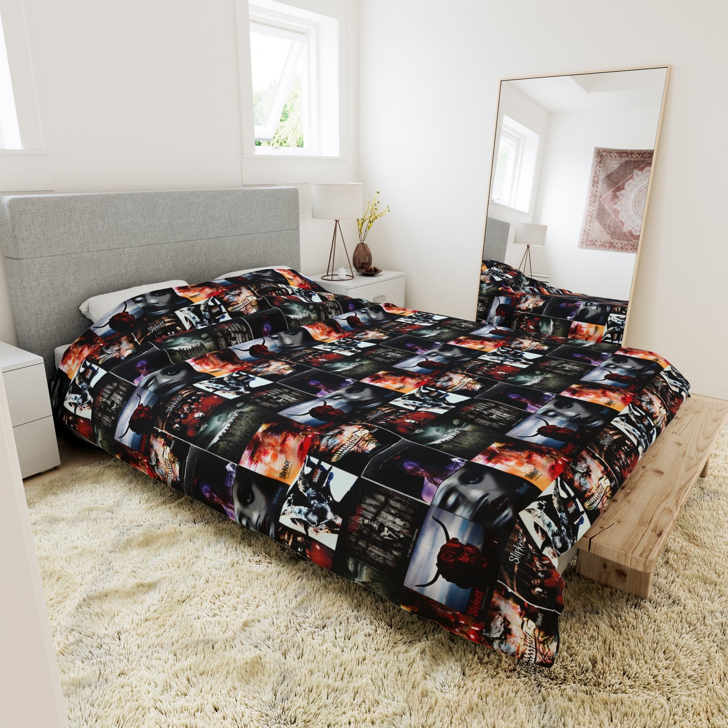 Slipknot Album Art Collage Duvet Cover