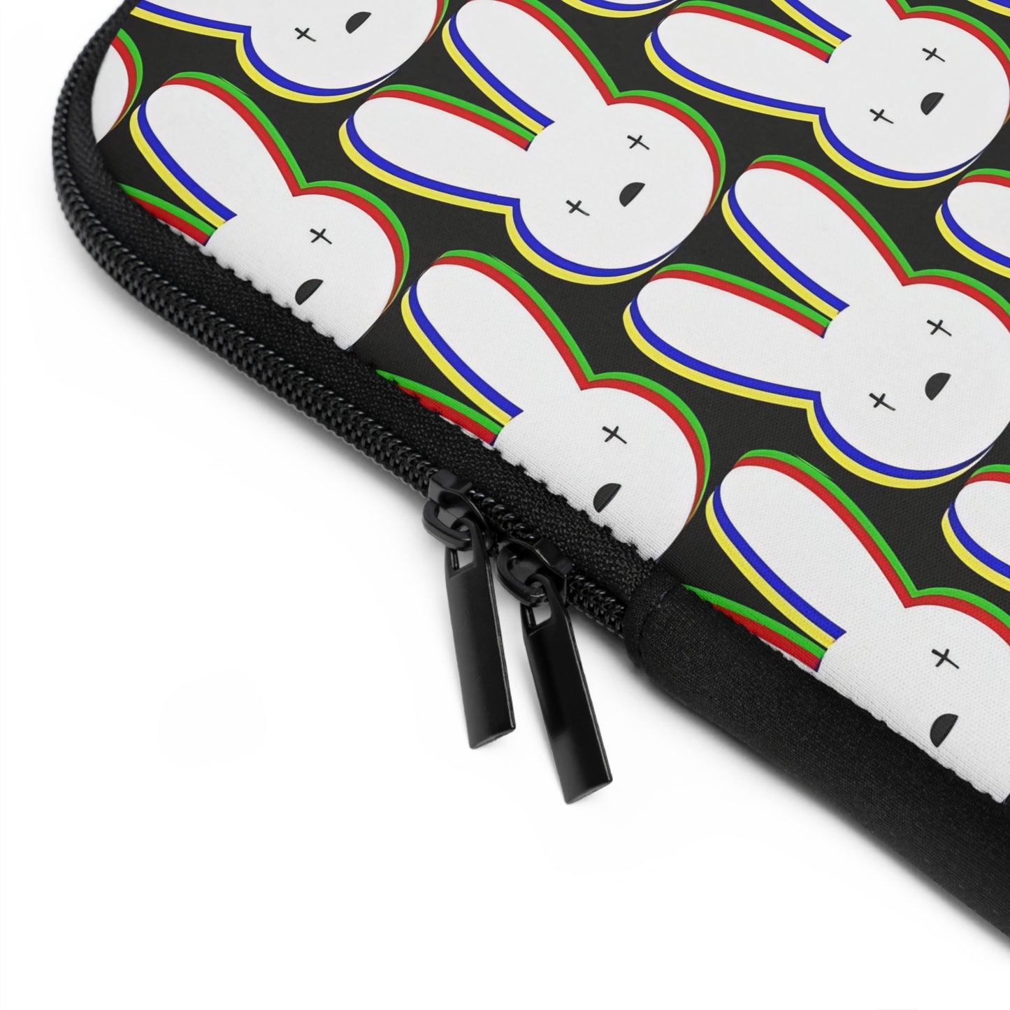 Bad Bunny Logo Pattern Laptop Sleeve