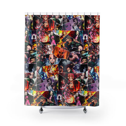 Demon Slayer Reflections Collage Shower Curtains
