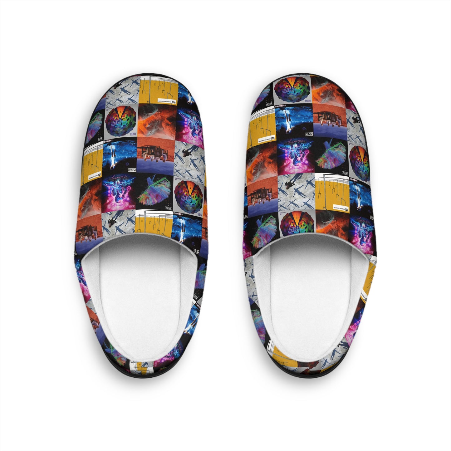 Muse Album Cover Collage Women's Indoor Slippers