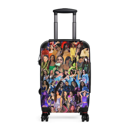 Olivia Rodrigo Rainbow Collage Suitcase