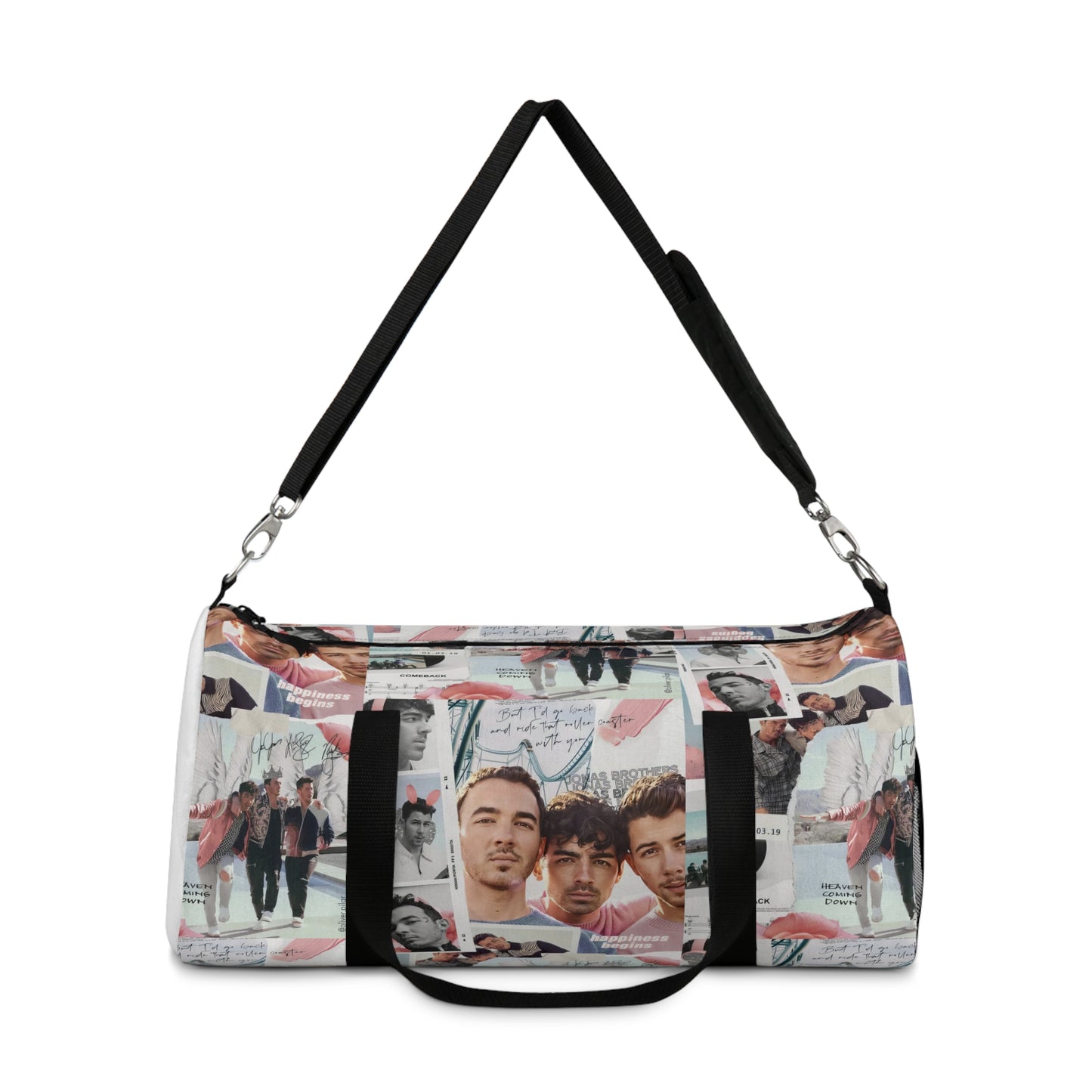 Jonas Brothers Happiness Begins Collage Duffel Bag