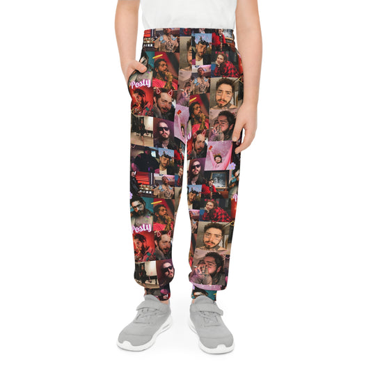 Post Malone Posty Love Photo Collage Youth Joggers