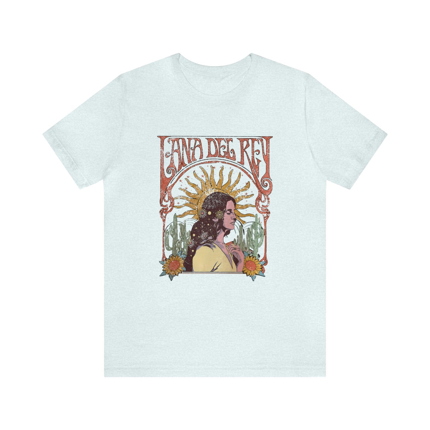 Lana Del Rey Vintage Artwork Unisex Jersey Short Sleeve Tee Shirt