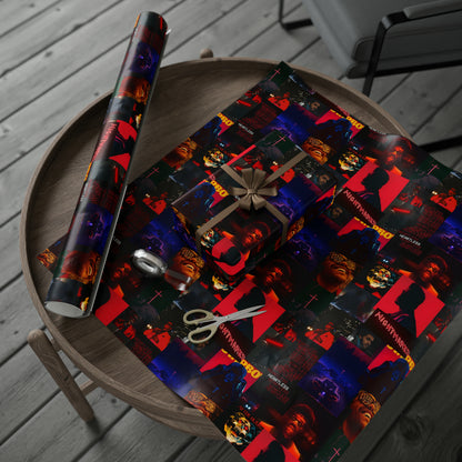 The Weeknd Heartless Nightmares Collage Gift Wrapping Paper