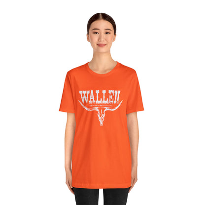 Morgan Wallen White Logo Unisex Jersey Short Sleeve Tee Shirt