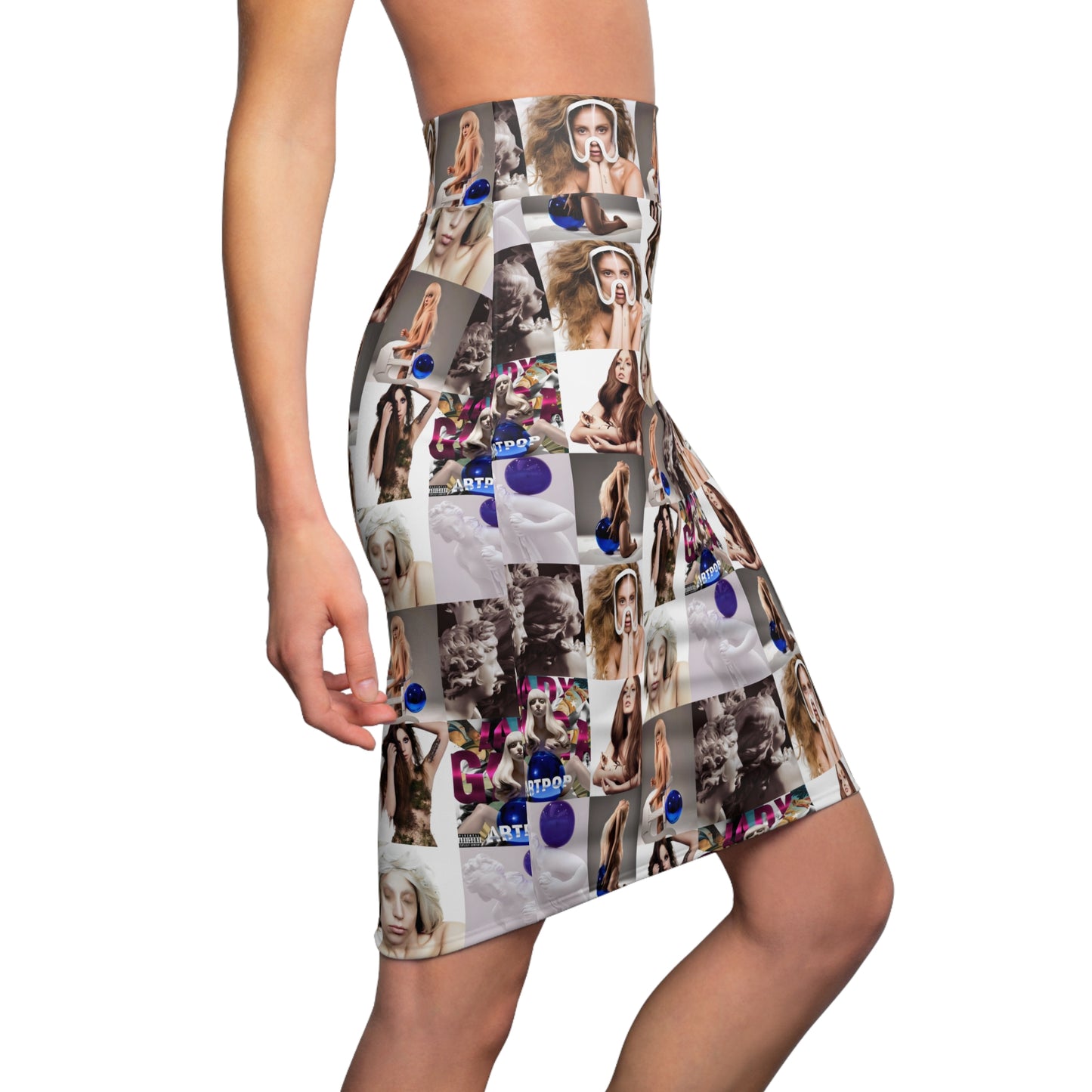 Lady Gaga ARTPOP Mosaic Women's Pencil Skirt