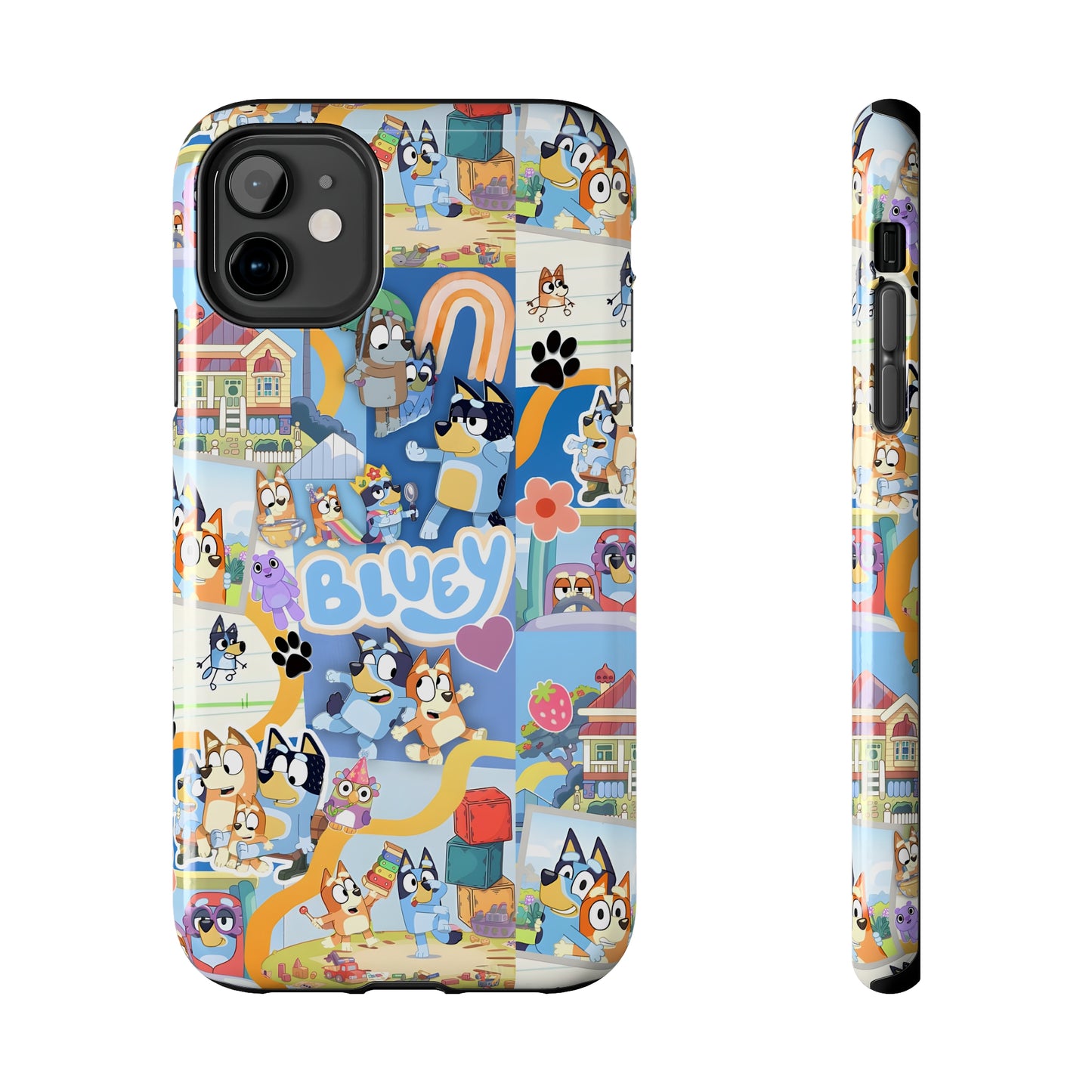 Bluey Playtime Collage Tough Phone Cases