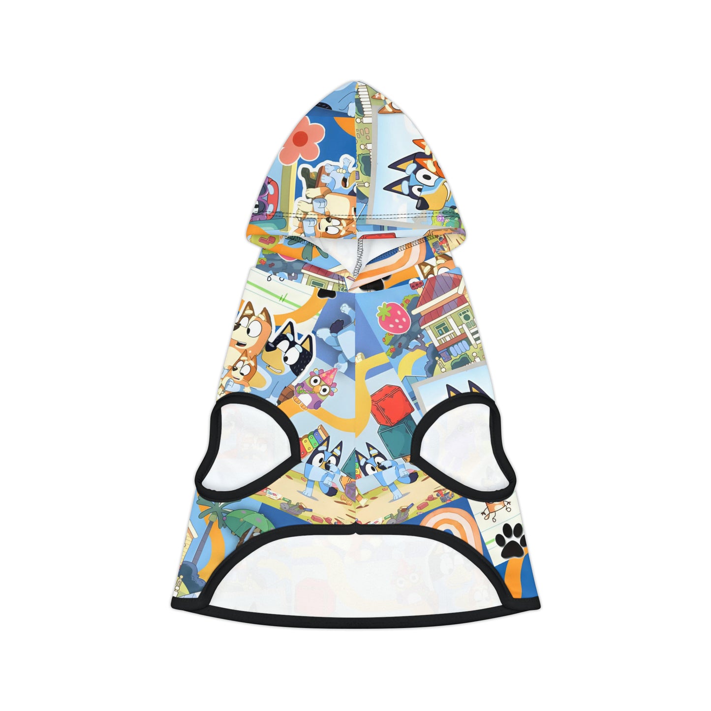 Bluey Playtime Collage Pet Hoodie