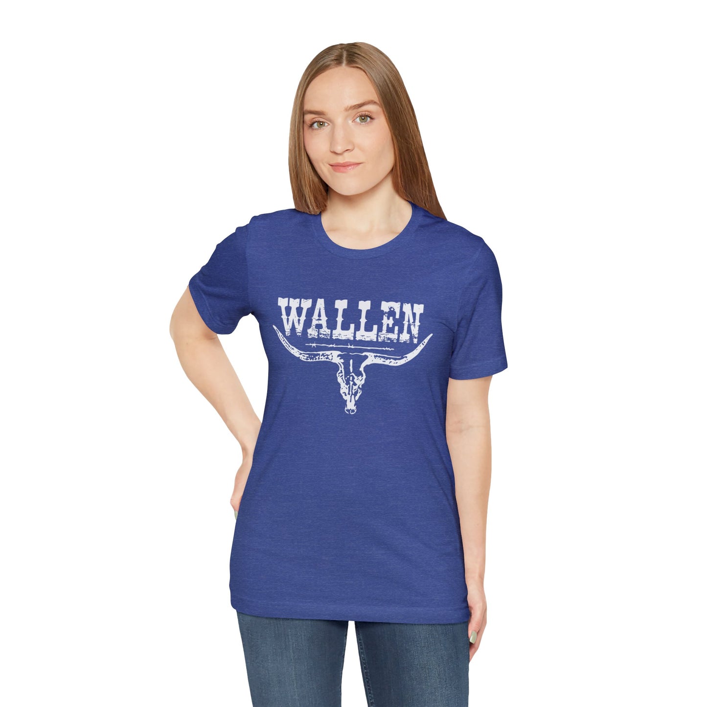 Morgan Wallen White Logo Unisex Jersey Short Sleeve Tee Shirt