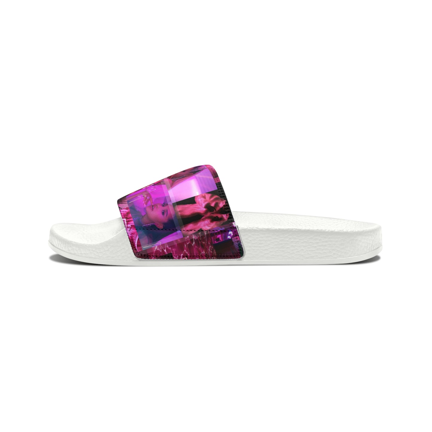 Ariana Grande 7 Rings Collage Youth Slide Sandals