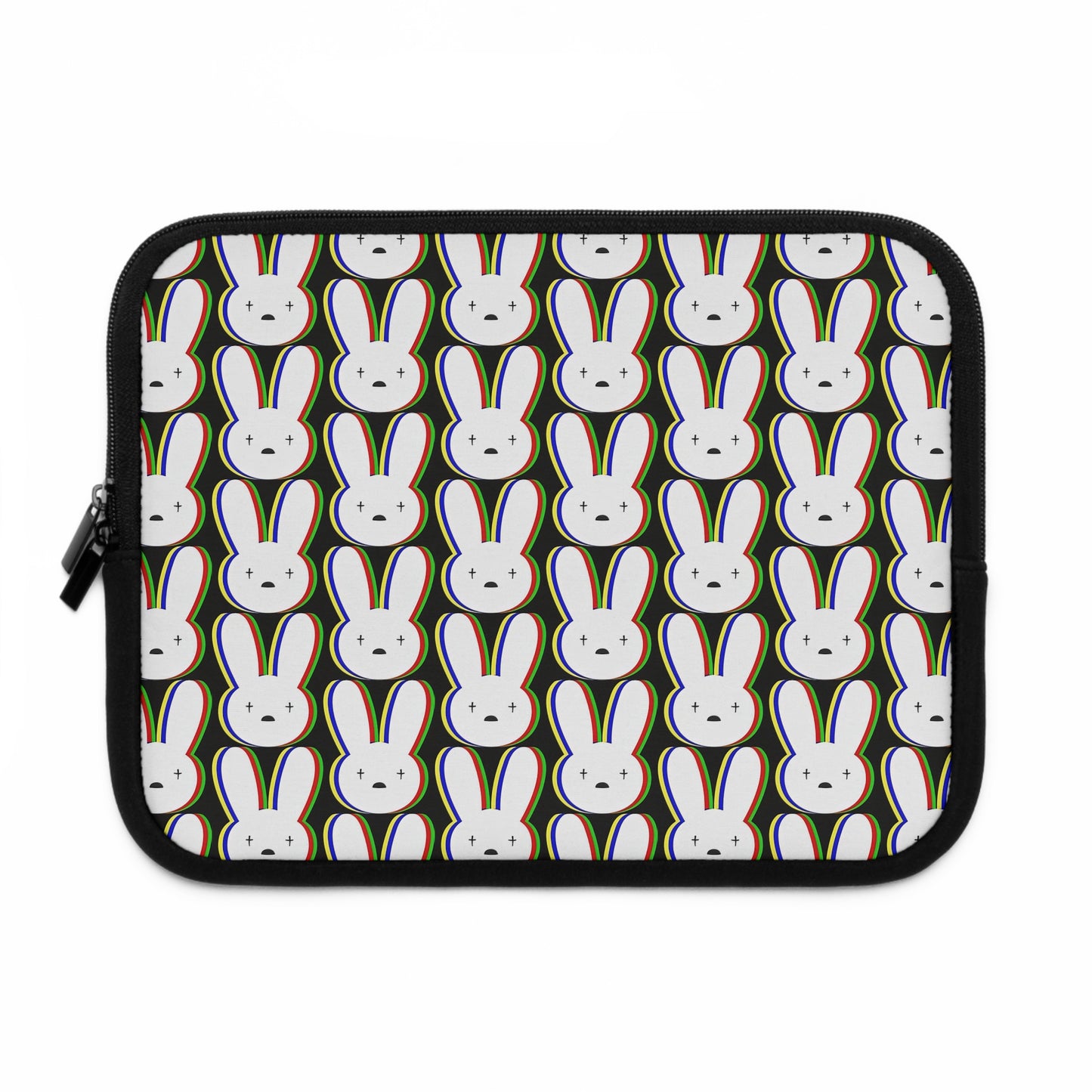 Bad Bunny Logo Pattern Laptop Sleeve