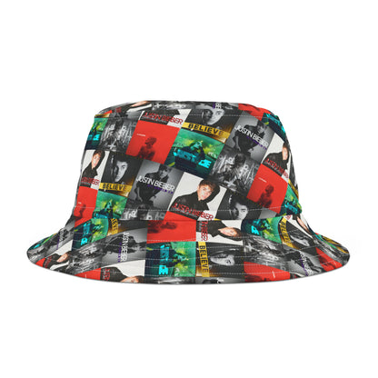 Justin Bieber Album Cover Collage Bucket Hat