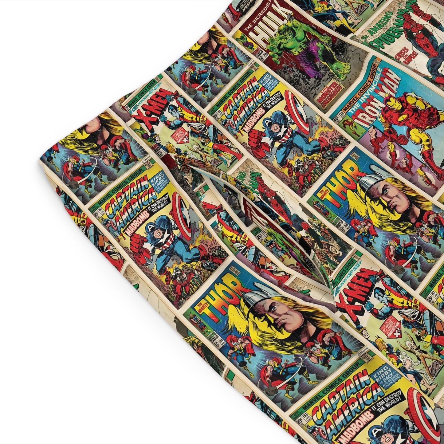 Marvel Comic Book Cover Collage Men's Board Shorts