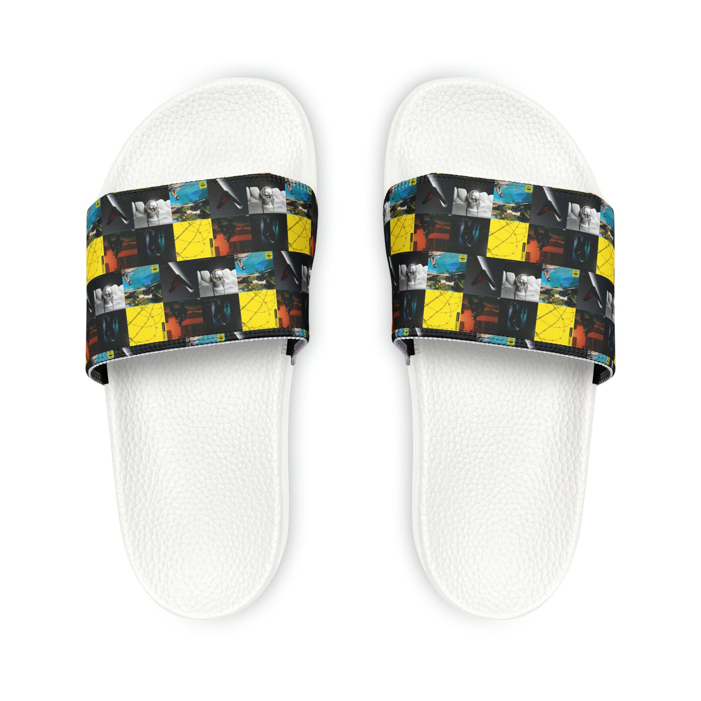 Post Malone Album Art Collage Men's Slide Sandals