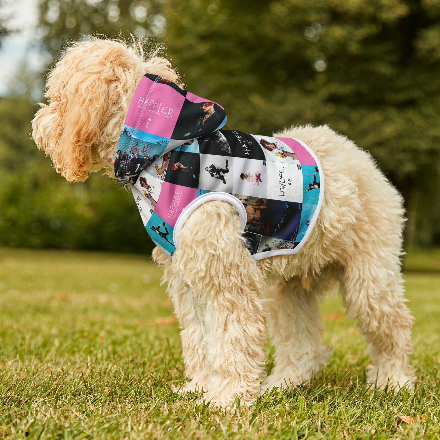 YUNGBLUD Album Cover Art Collage Pet Hoodie