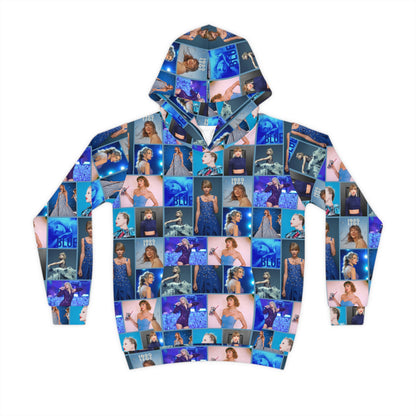 Taylor Swift Blue Aesthetic Collage Kid's Hoodie