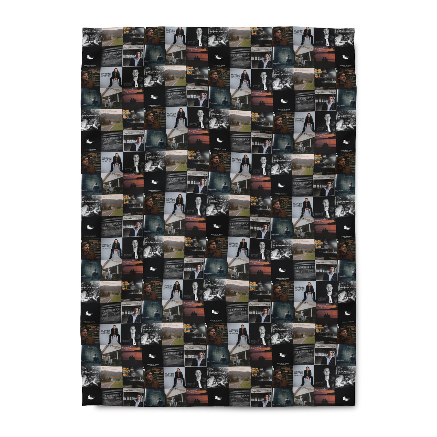 Morgan Wallen Album Cover Collage Duvet Cover