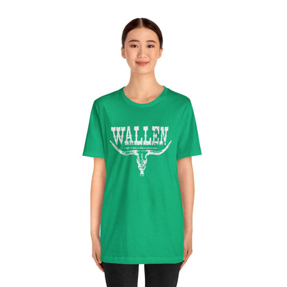 Morgan Wallen White Logo Unisex Jersey Short Sleeve Tee Shirt