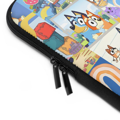 Bluey Playtime Collage Laptop Sleeve