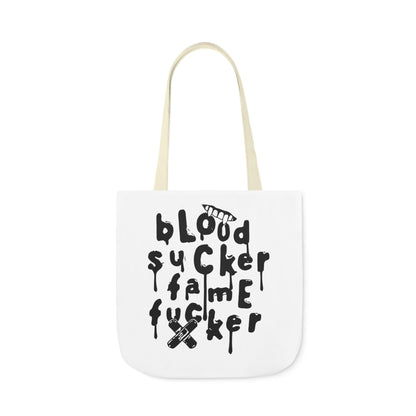 Olivia Rodrigo Blood Sucker Fame Fucker Polyester Canvas Tote Bag