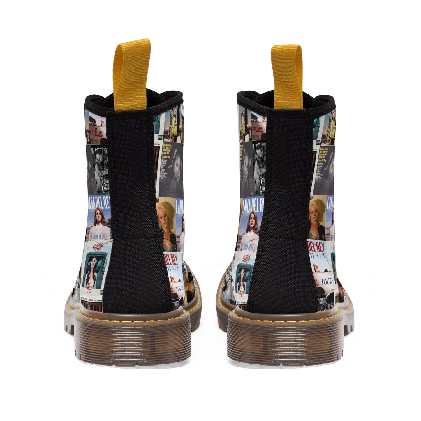 Lana Del Rey Album Cover Collage Women's Canvas Boots