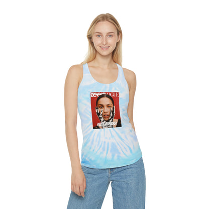 Olivia Rodrigo Teen Vogue Magazine Cover Tie Dye Racerback Tank Top