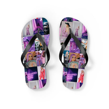 Ava Max Belladonna Photo Collage Flip Flops