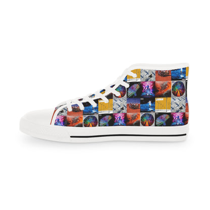 Muse Album Cover Collage Men's High Top Sneakers