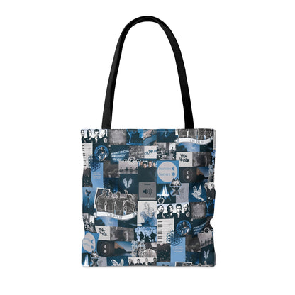 Coldplay Sunrise Sunset Collage Tote Bag