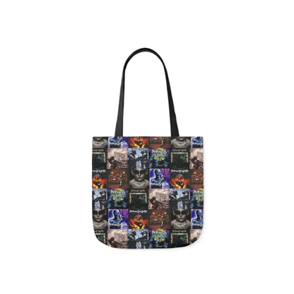 Motionless In White Album Cover Collage Polyester Canvas Tote Bag